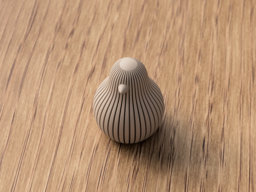 Moderne paaskip/paaskuiken