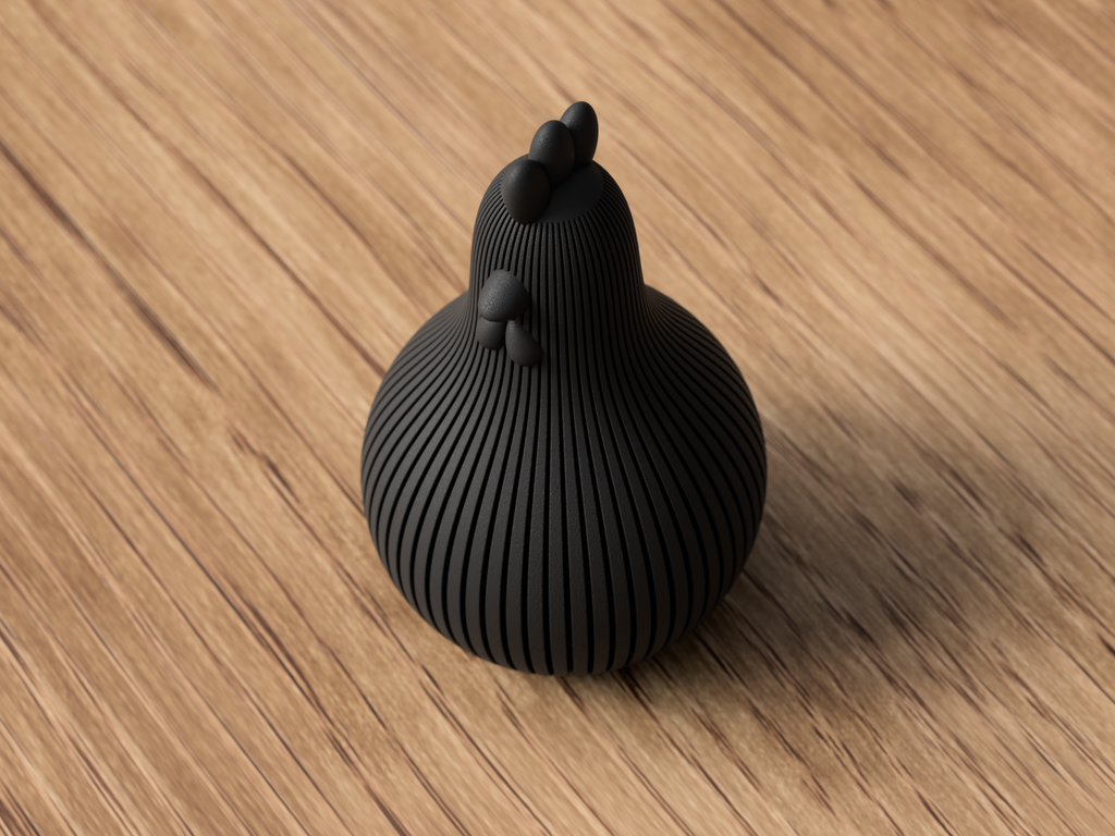 Moderne paaskip/paaskuiken