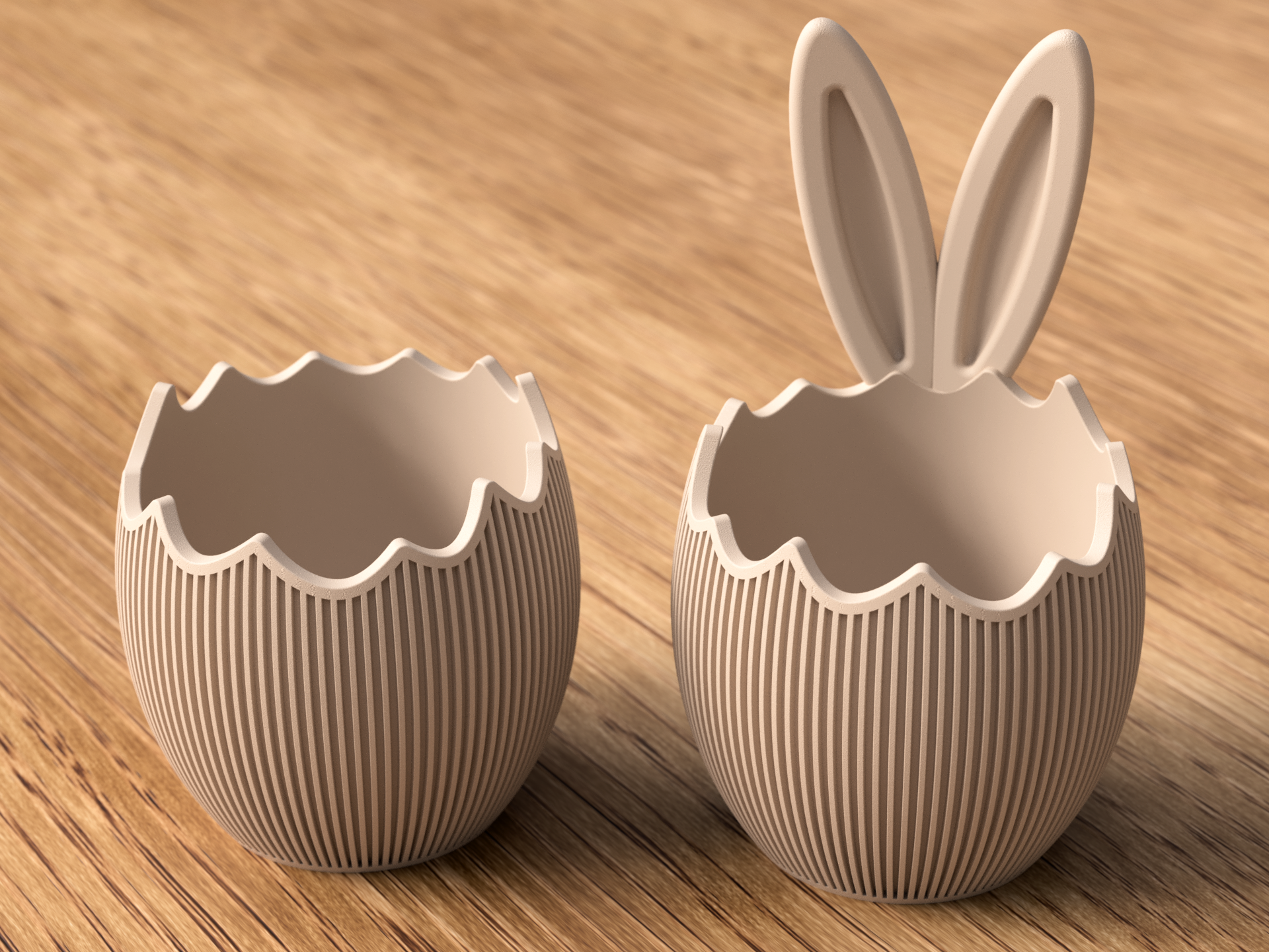 Decoratieve Paasei Kom met Konijnenoren – Moderne Paasdecoratie