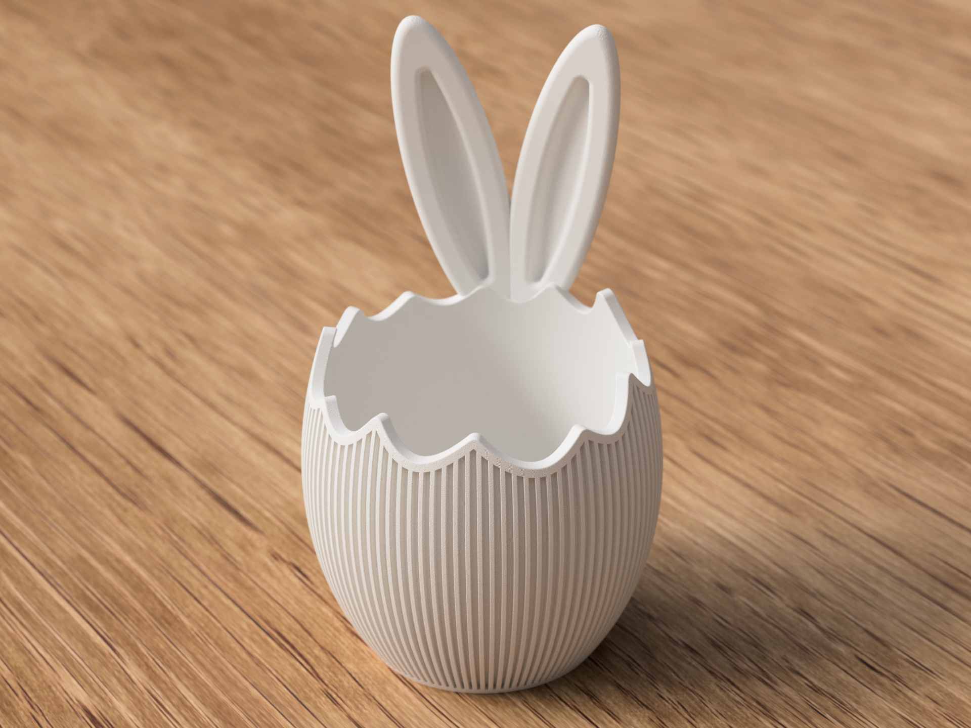 Decoratieve Paasei Kom met Konijnenoren – Moderne Paasdecoratie