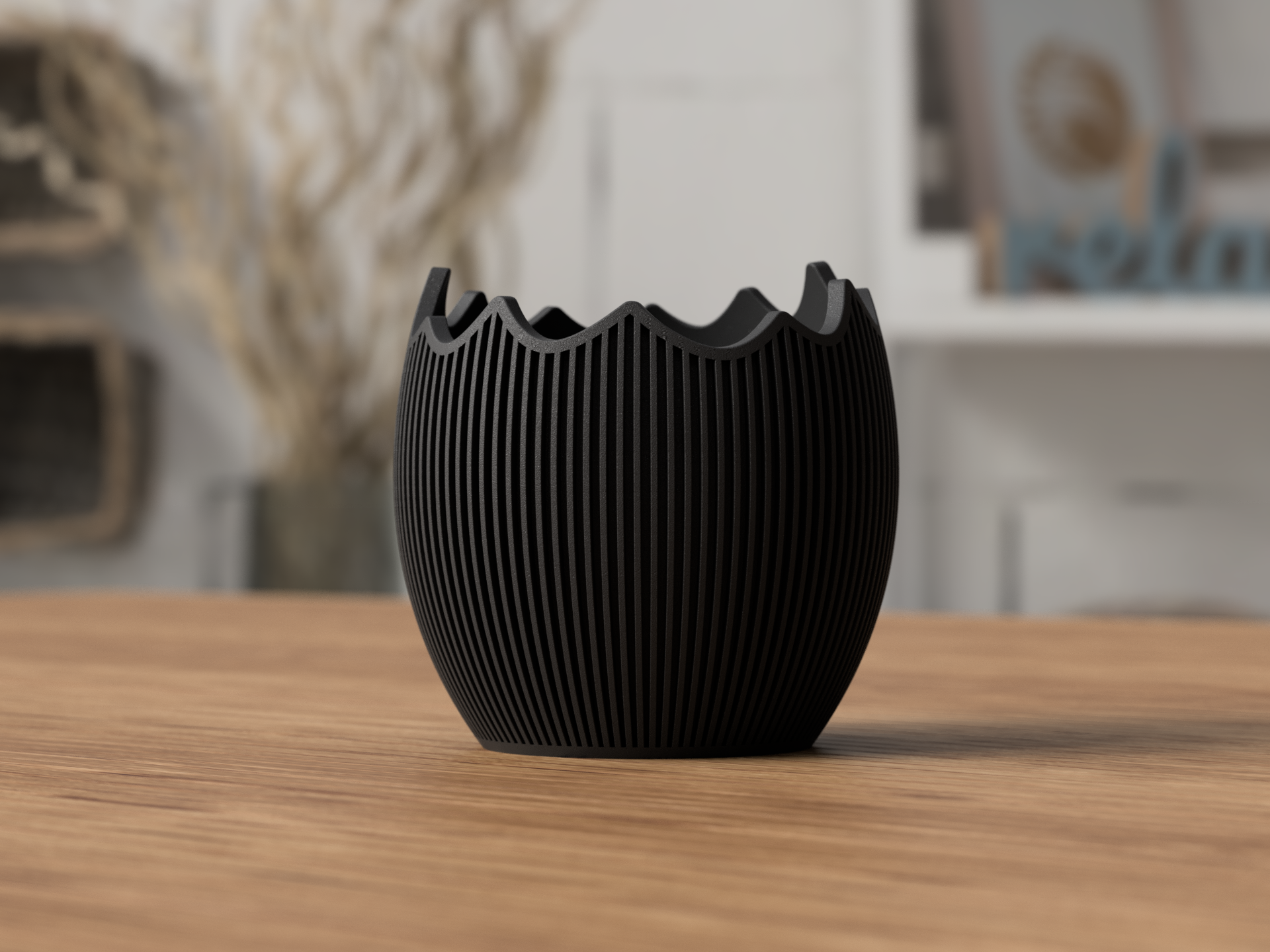 Decoratieve Paasei Kom met Konijnenoren – Moderne Paasdecoratie