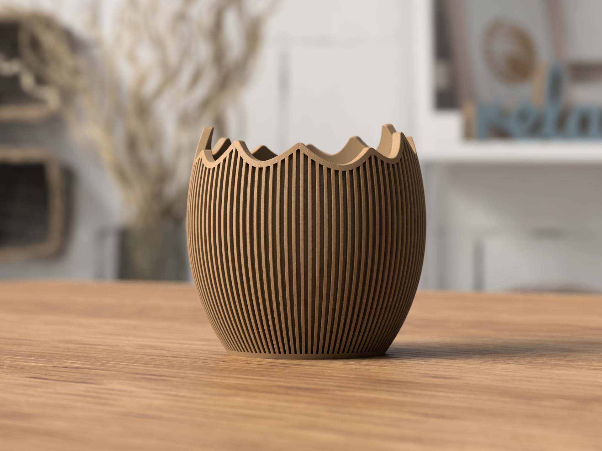 Decoratieve Paasei Kom met Konijnenoren – Moderne Paasdecoratie