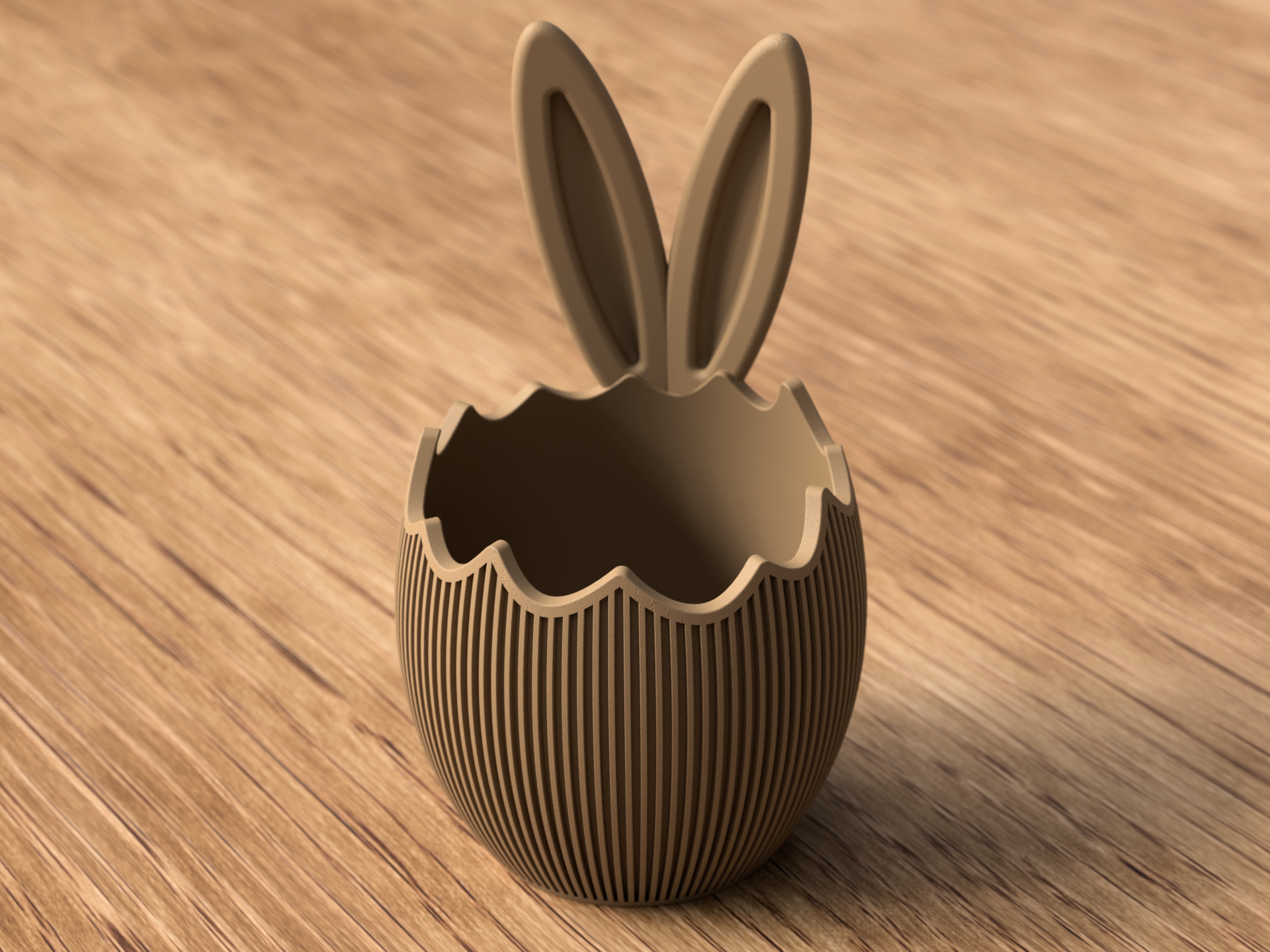 Decoratieve Paasei Kom met Konijnenoren – Moderne Paasdecoratie