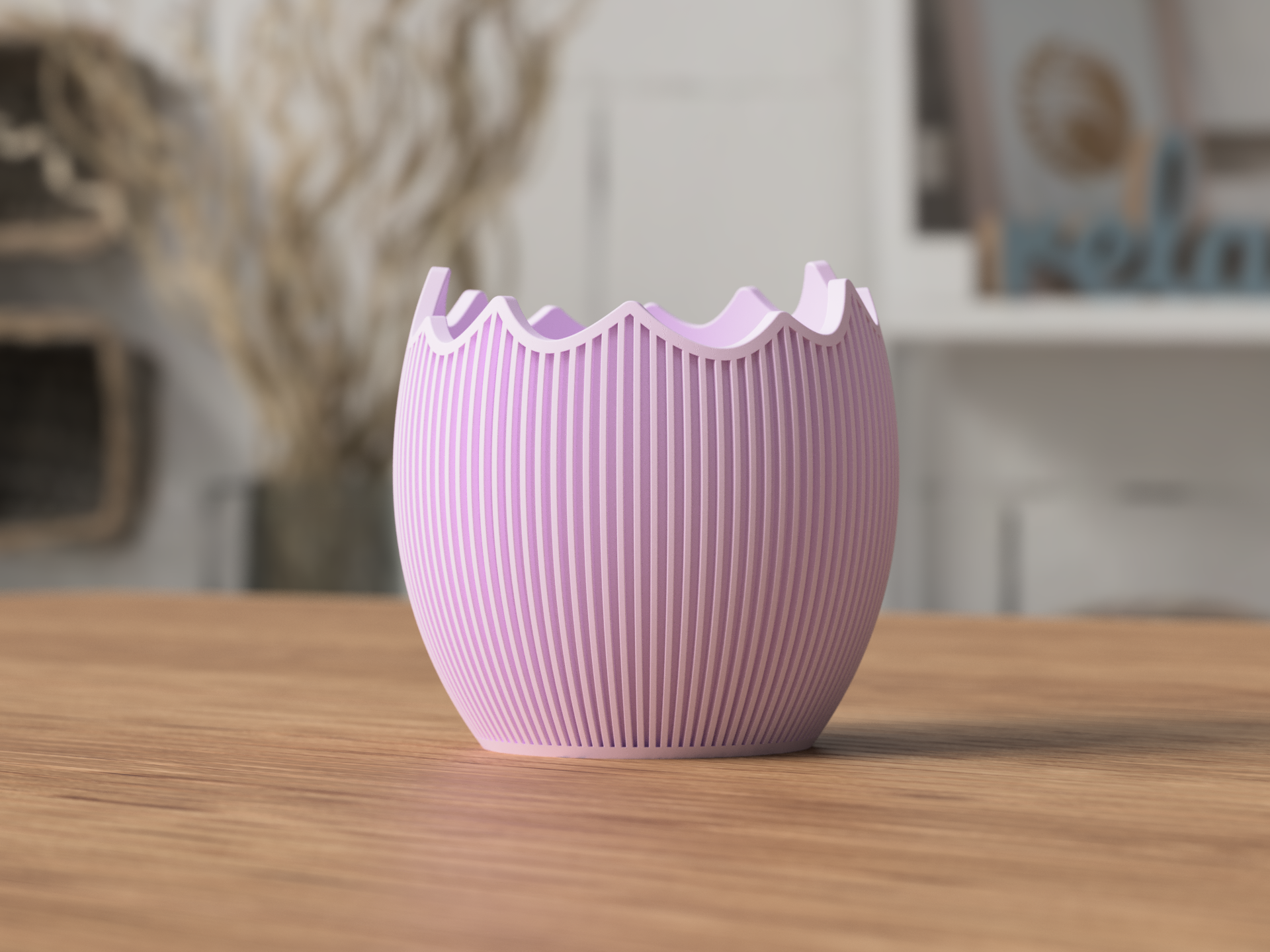 Decoratieve Paasei Kom met Konijnenoren – Moderne Paasdecoratie