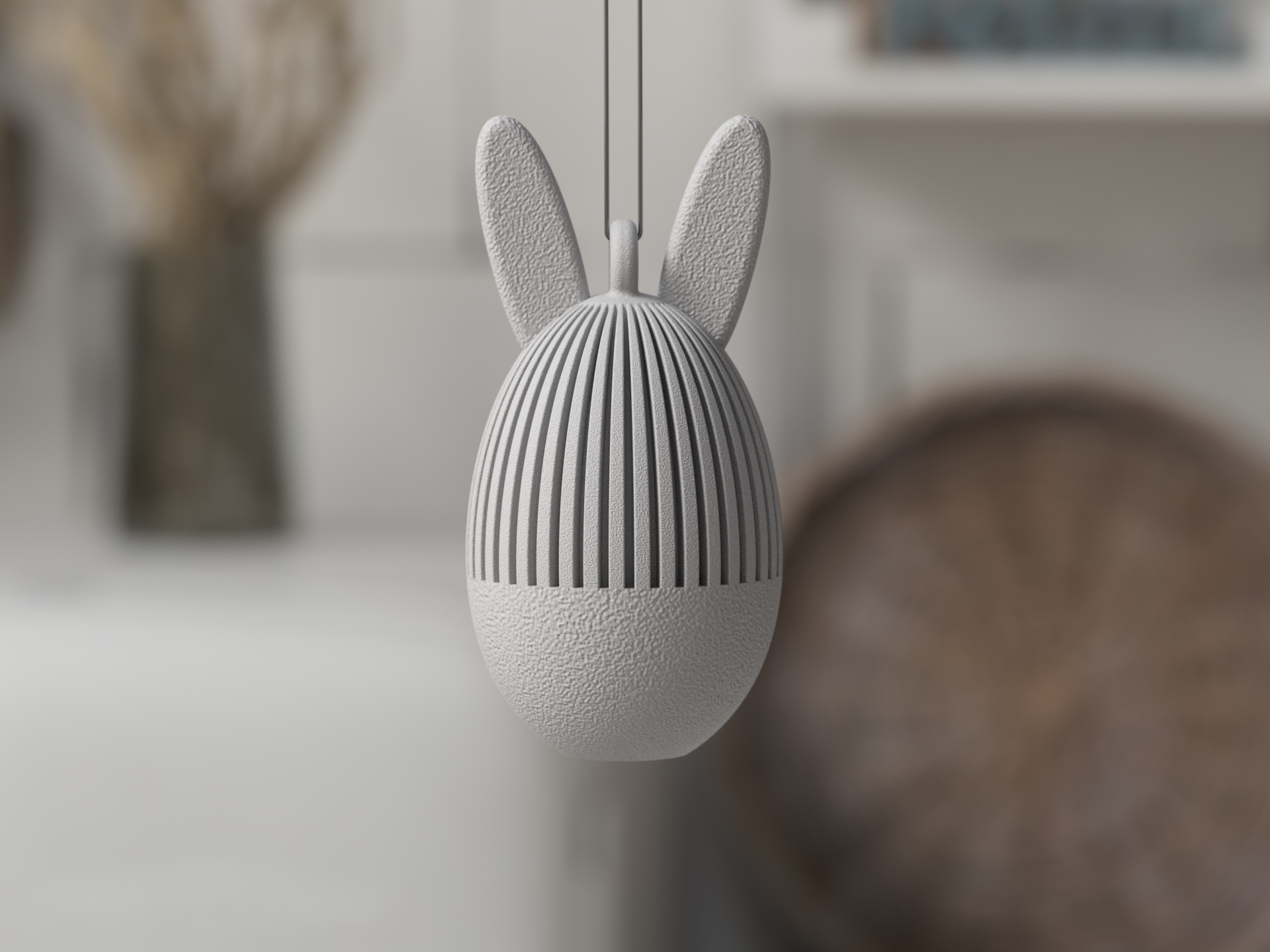 Paasei met/zonder hanger – Minimalistische Paasdecoratie