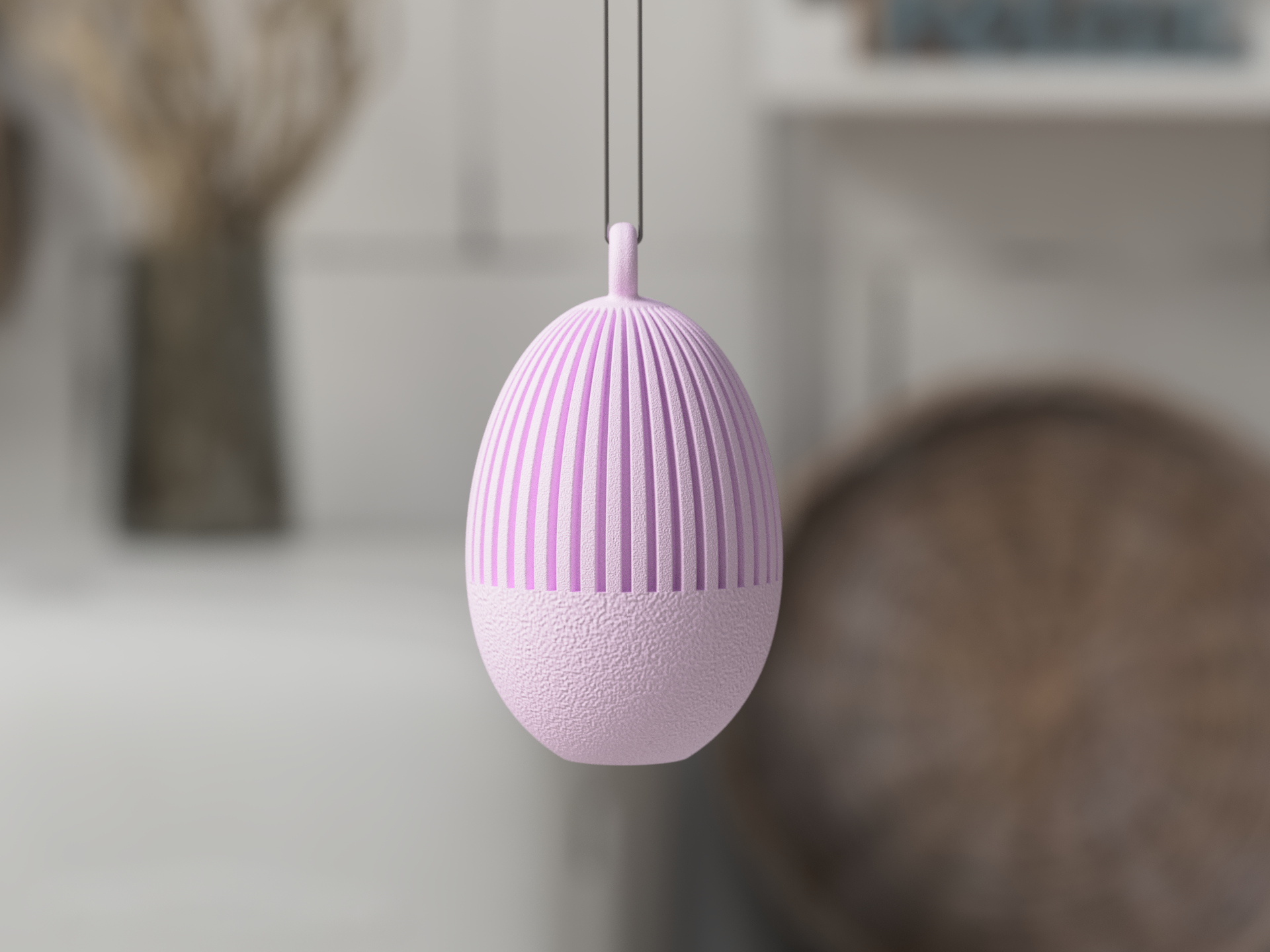 Paasei met/zonder hanger – Minimalistische Paasdecoratie