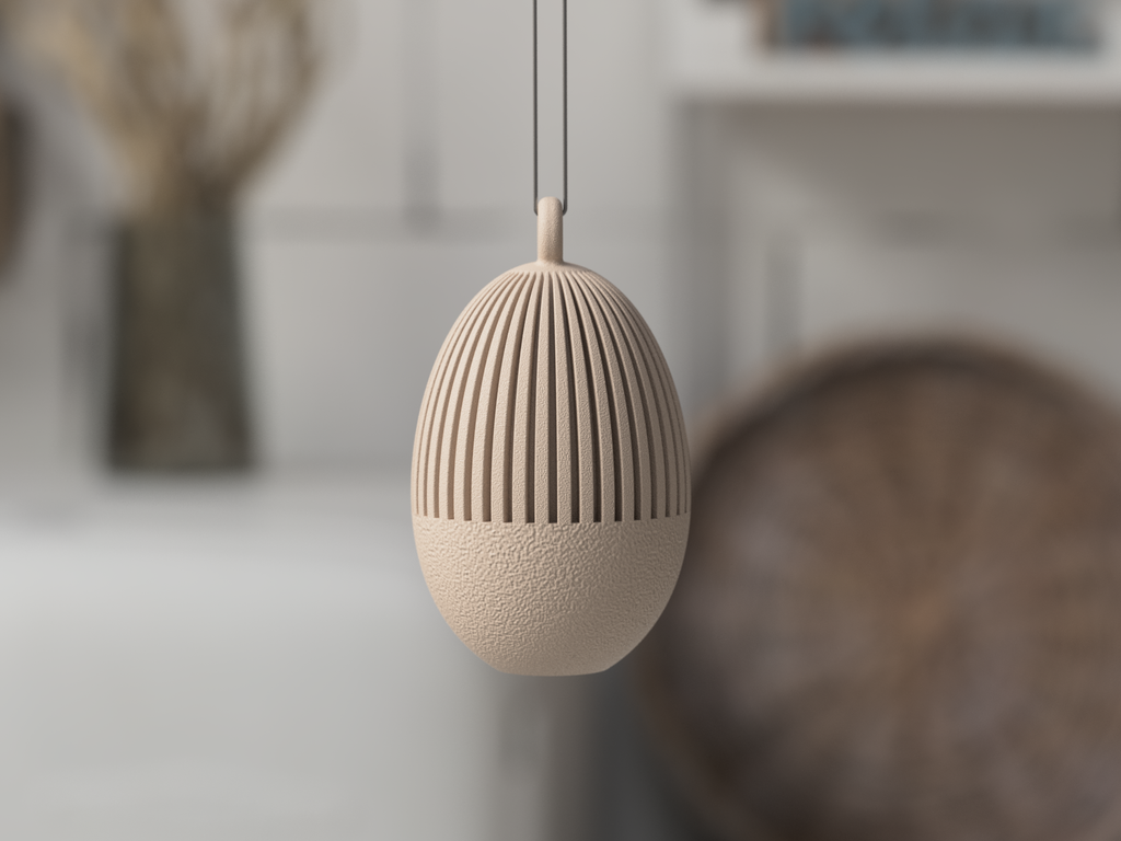 Paasei met/zonder hanger – Minimalistische Paasdecoratie