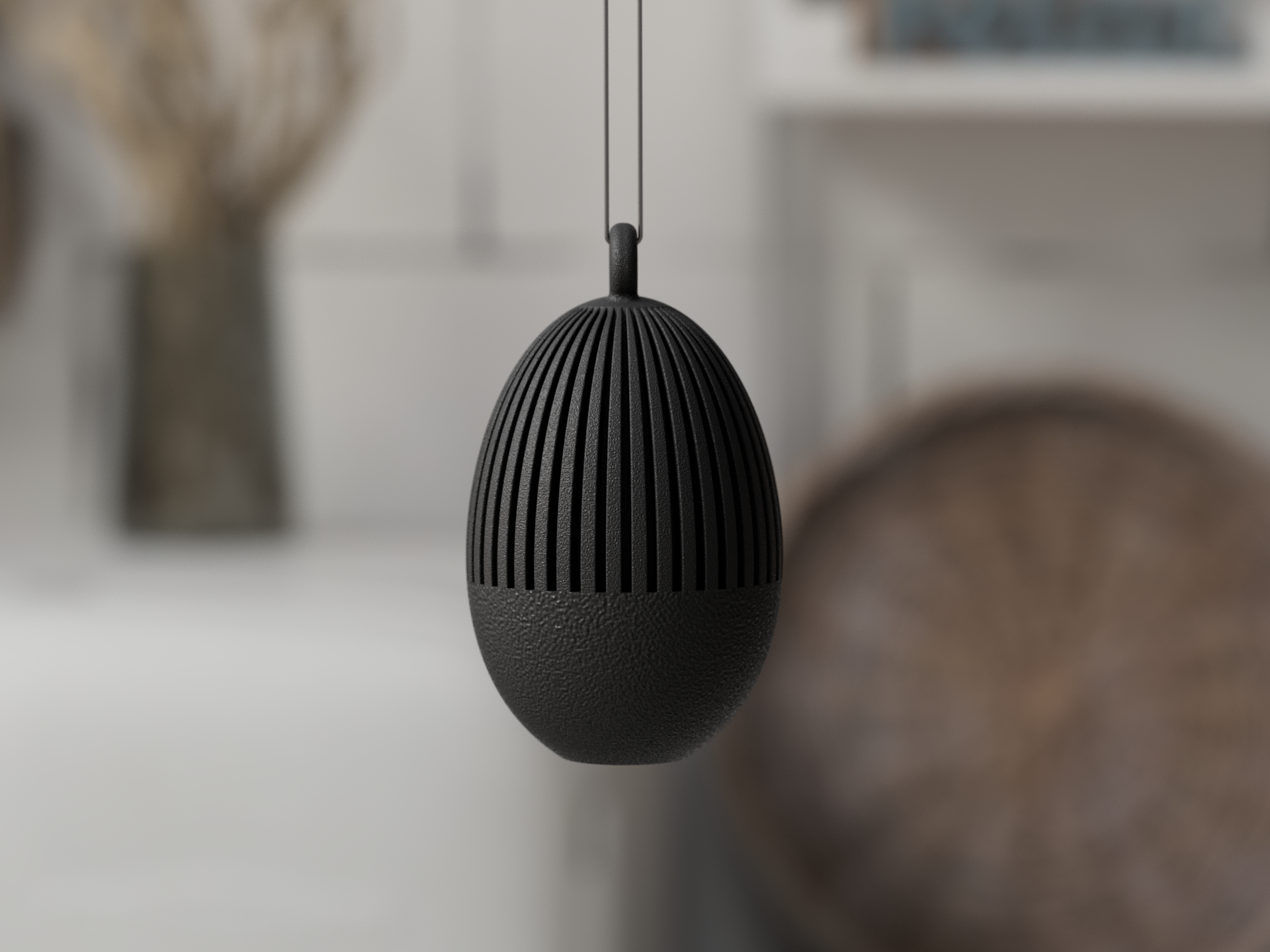 Paasei met/zonder hanger – Minimalistische Paasdecoratie