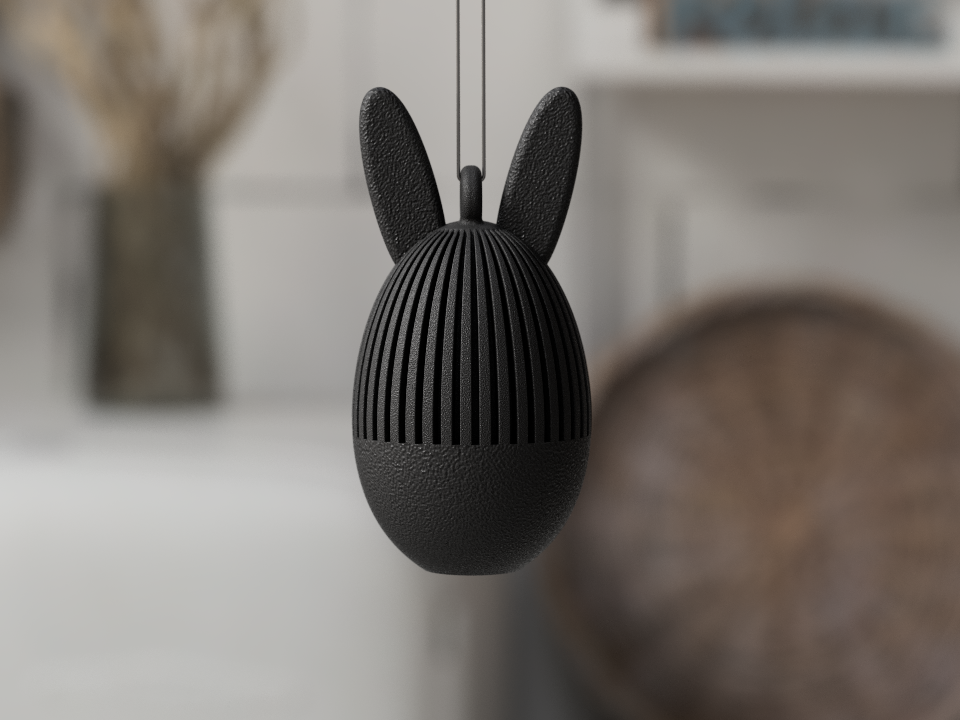 Paasei met/zonder hanger – Minimalistische Paasdecoratie