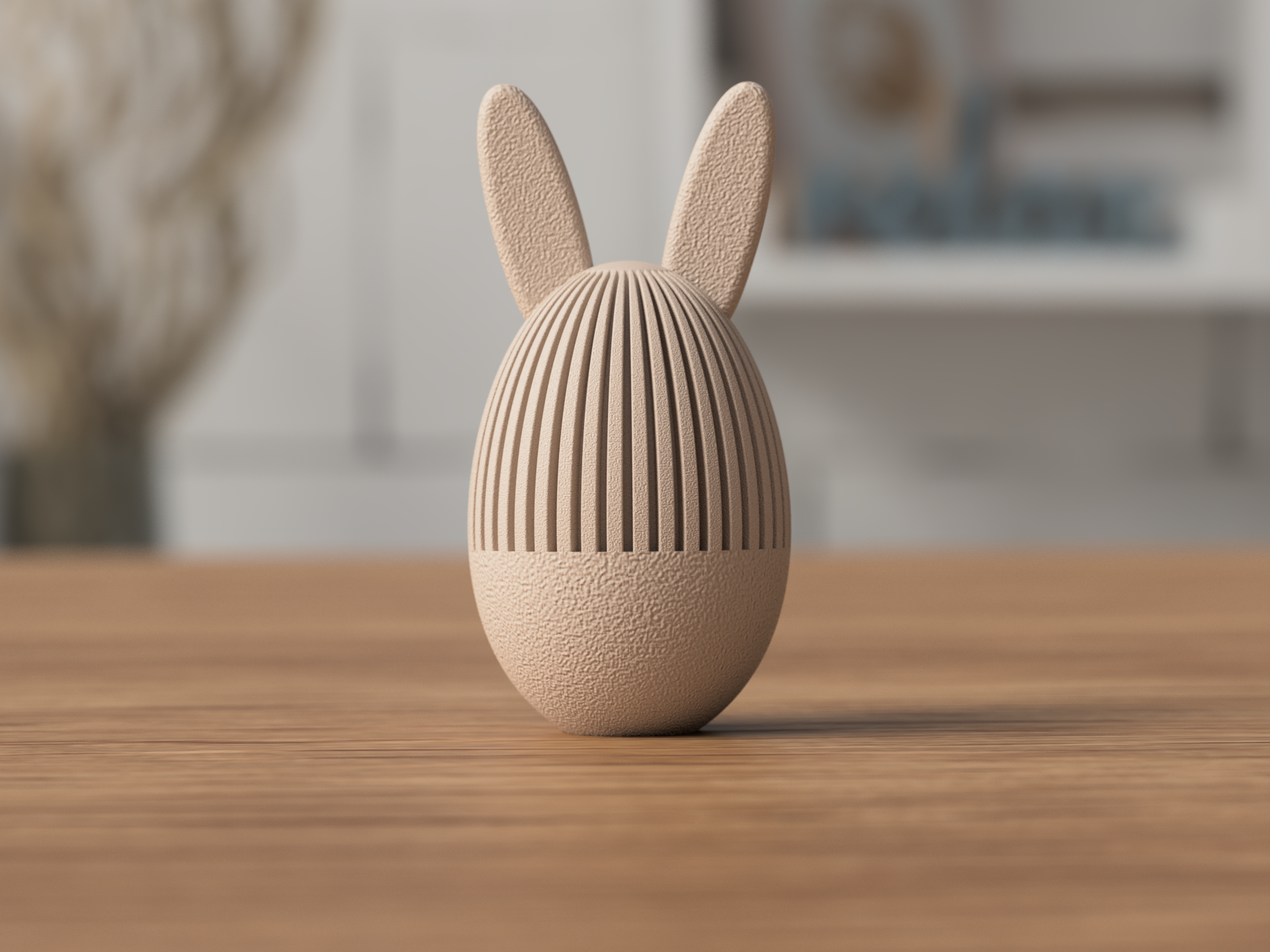 Paasei met/zonder hanger – Minimalistische Paasdecoratie