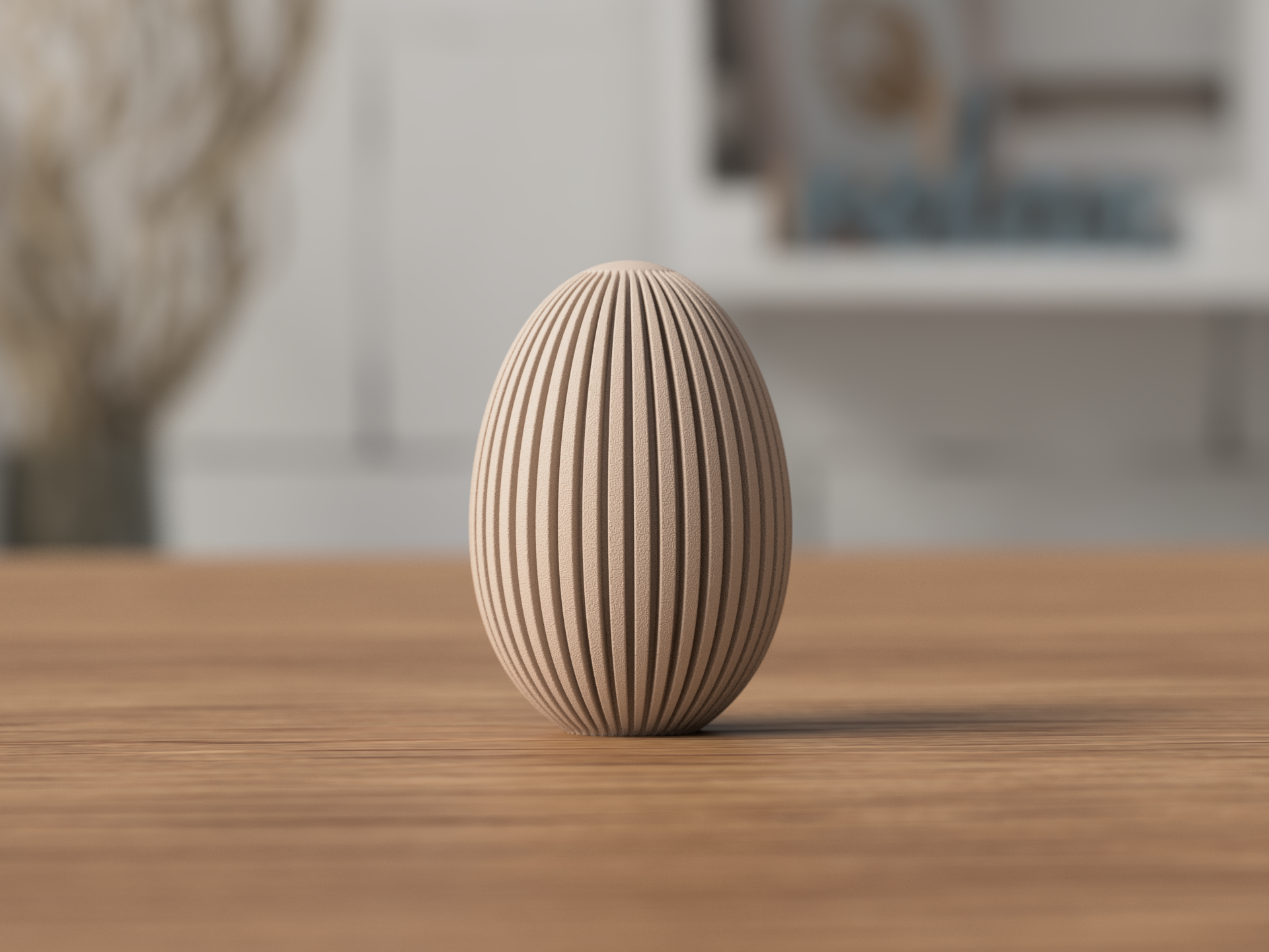 Paasei met/zonder hanger – Minimalistische Paasdecoratie