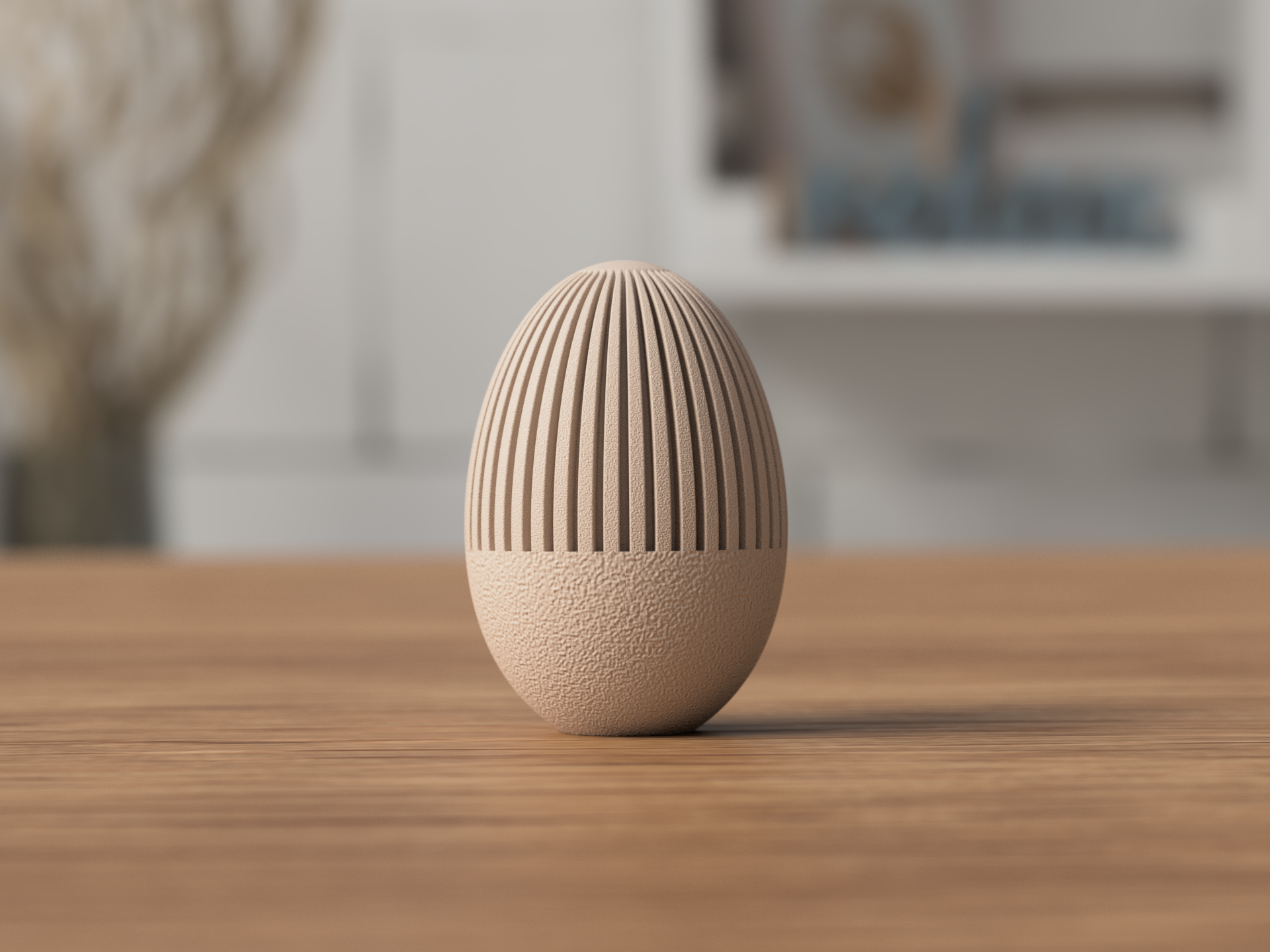 Paasei met/zonder hanger – Minimalistische Paasdecoratie