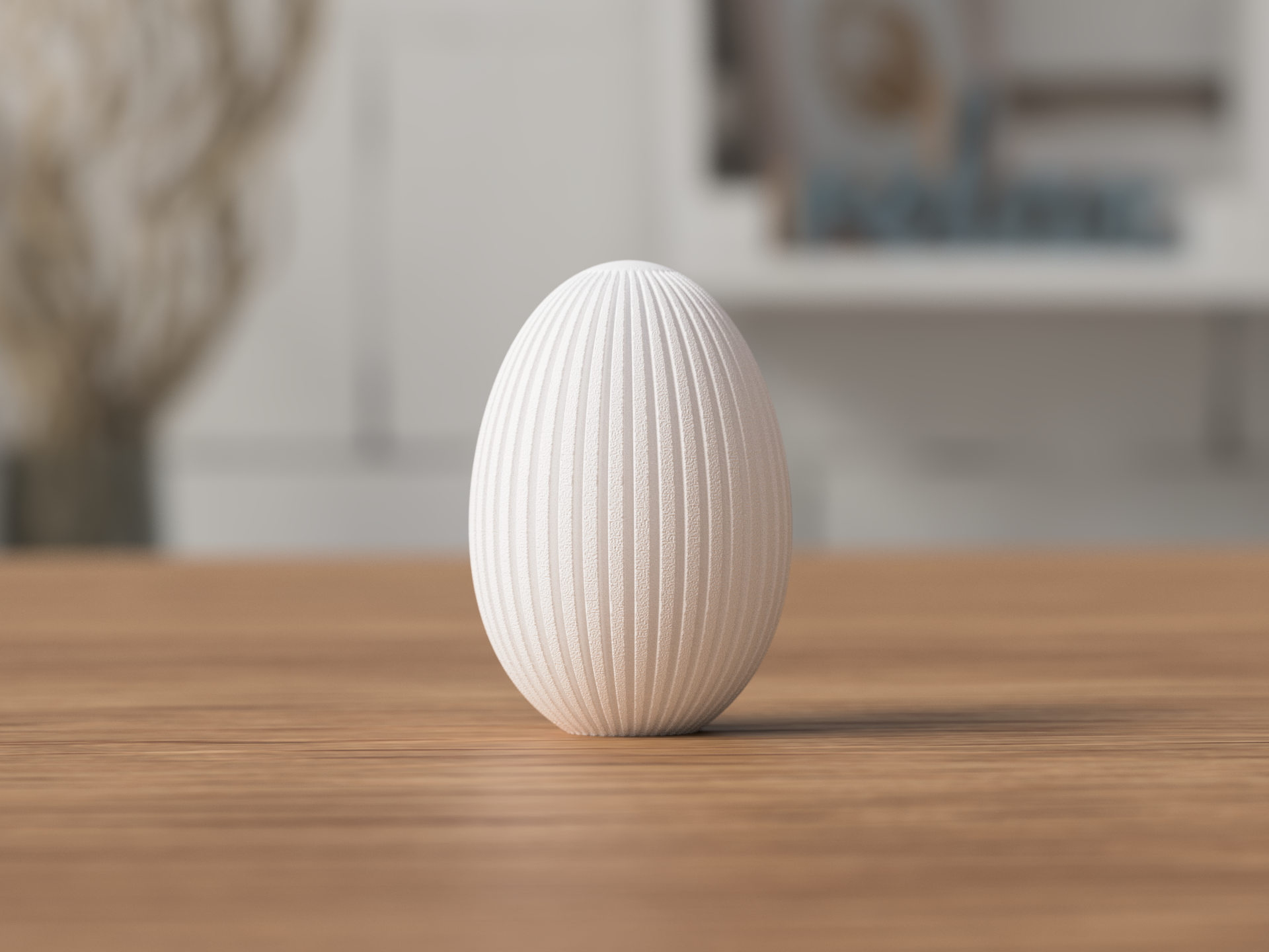 Paasei met/zonder hanger – Minimalistische Paasdecoratie