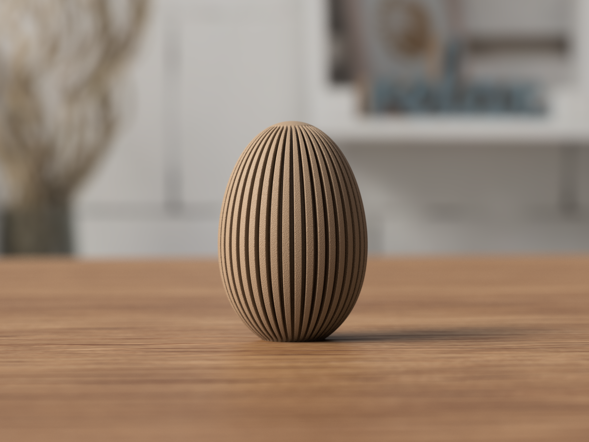 Paasei met/zonder hanger – Minimalistische Paasdecoratie