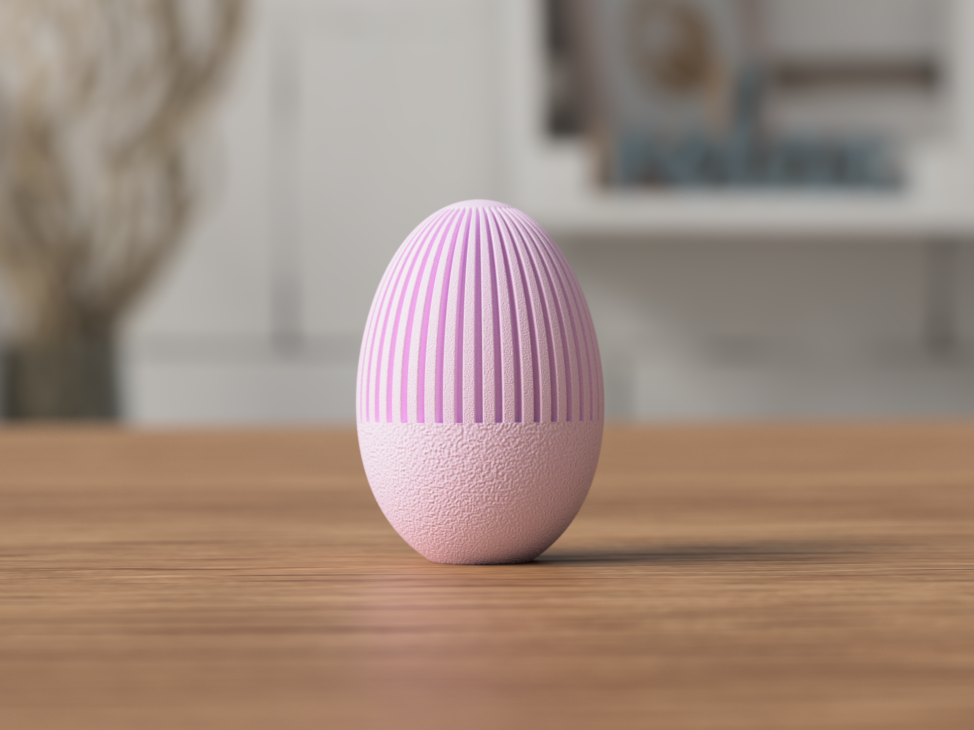 Paasei met/zonder hanger – Minimalistische Paasdecoratie