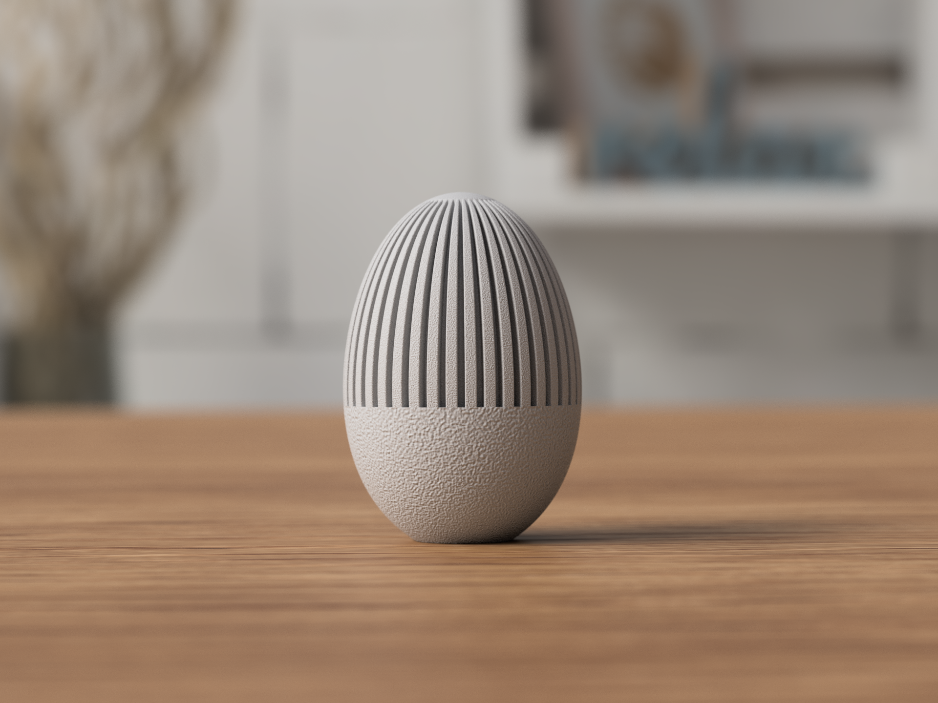 Paasei met/zonder hanger – Minimalistische Paasdecoratie