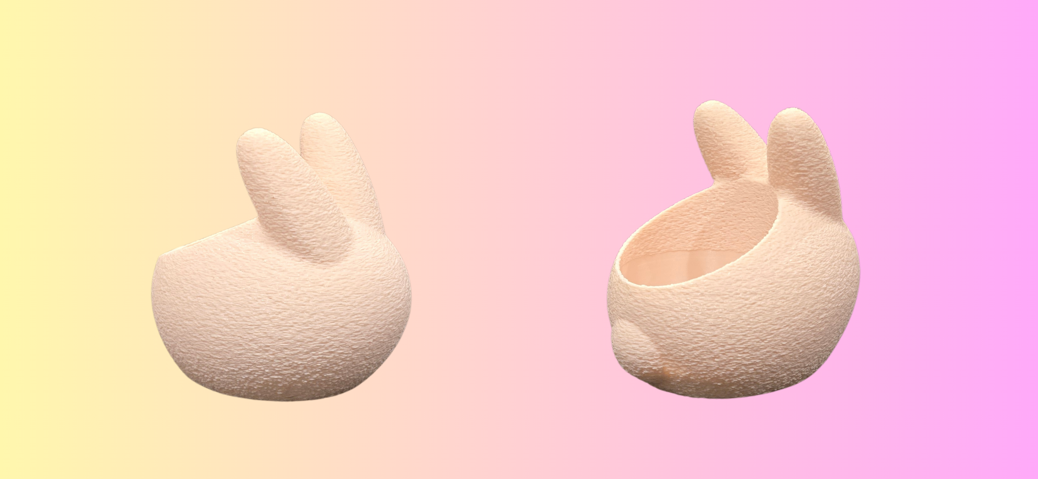 Theelichthouder konijn