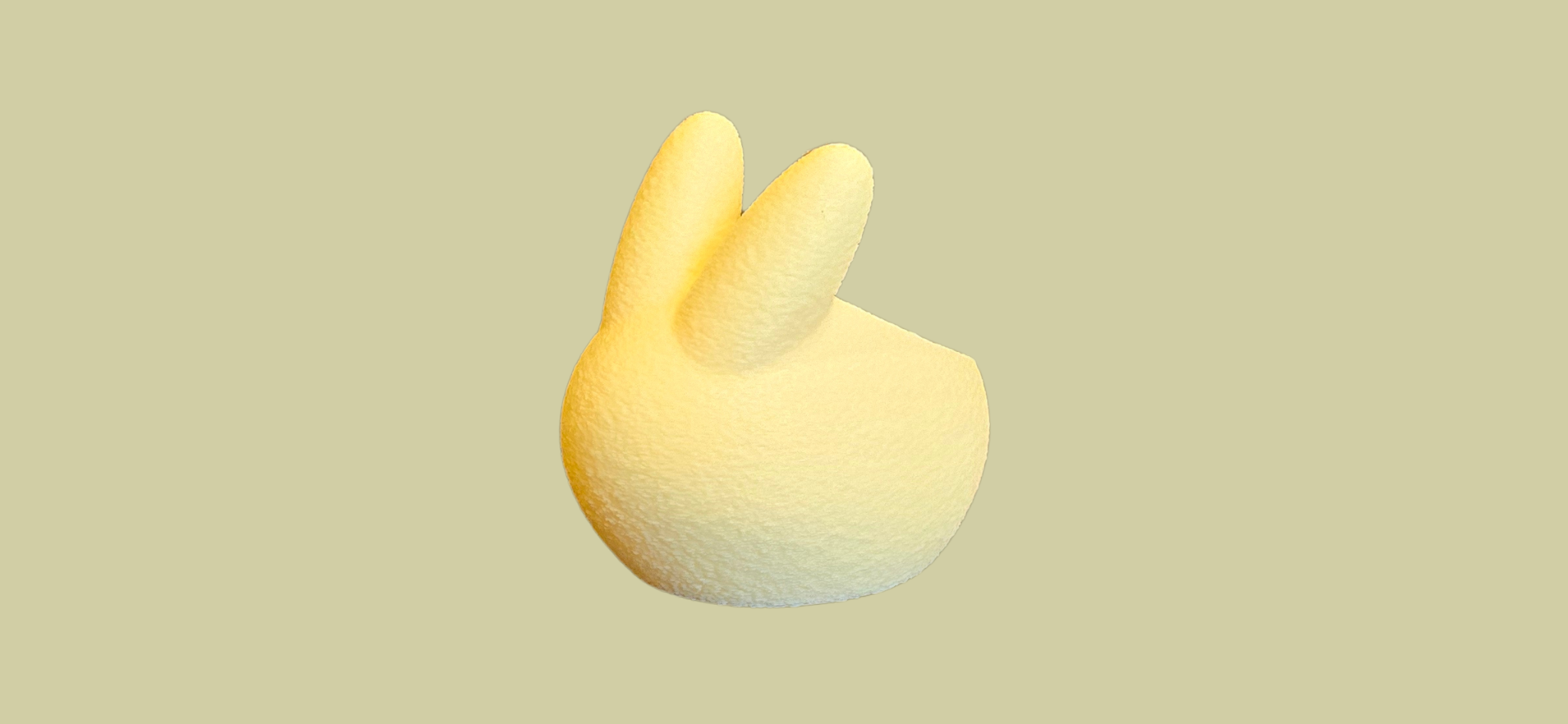 Theelichthouder konijn