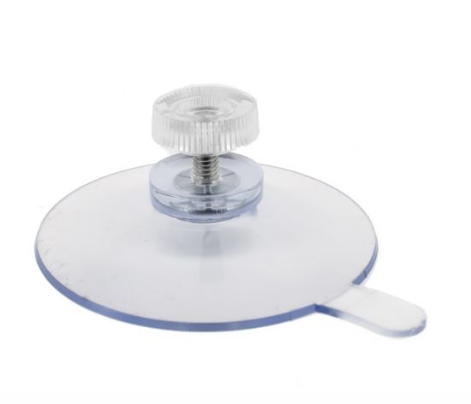 Plaatje tekst 'Leave Package at door' (met zuignap)