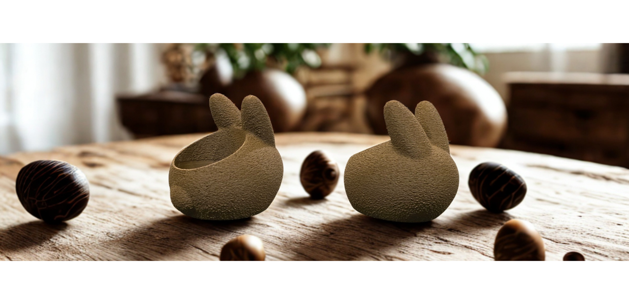 Theelichthouder konijn